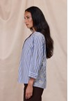 ENCHANT SHIRT - blue strip